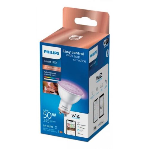 LAMPARA PHILIPS WFB RGB 50W GU10 1PF/6