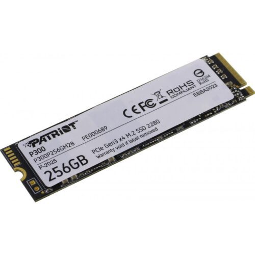 DISCO SSD PATRIOT P300 256 GB M.2 2280 PCIE GEN3 X4 PE000689