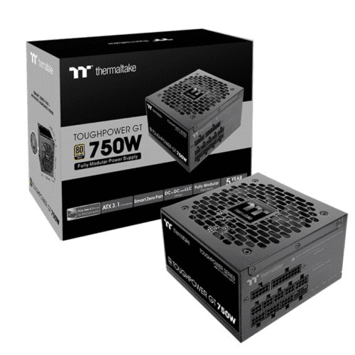 FUENTE GAMER THERMALTAKE TP GT 750W ANALOG 80 PLUS GOLD WHITE