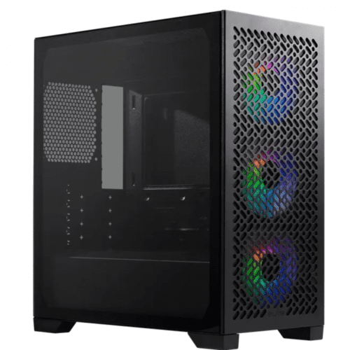 GABINETE COOLER MASTER ELITE 302 BLACK (3 Fans ARGB)