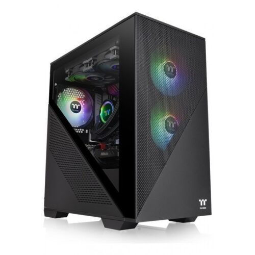 GABINETE GAMER THERMALTAKE DIVIDER 170 TG ARGB BLACK TEMP GLASS