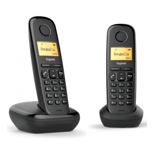 GIGASET TELEFONO INALAMBRICO A170 DUO BLACK SIN CAJA