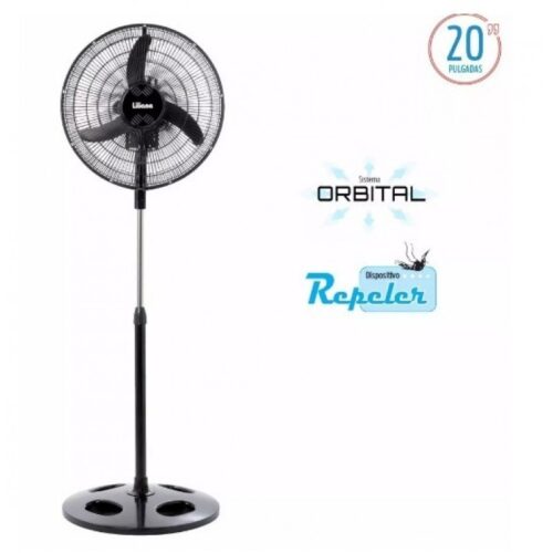 LILIANA VENTILADOR PIE 20 PARRILLA METAL ASPAS PLASTICAS VPRN20