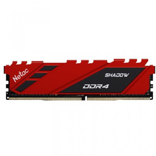 MEMORIA NETAC SHADOW DDR4 3200 16GB C16 RED