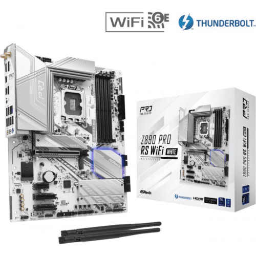 MOTHER ASROCK (LGA1851) Z890 PRO RS WIFI WHITE