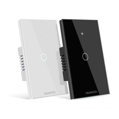 TECLA HUNNOX SMART TACTIL 1 CANAL NEGRO