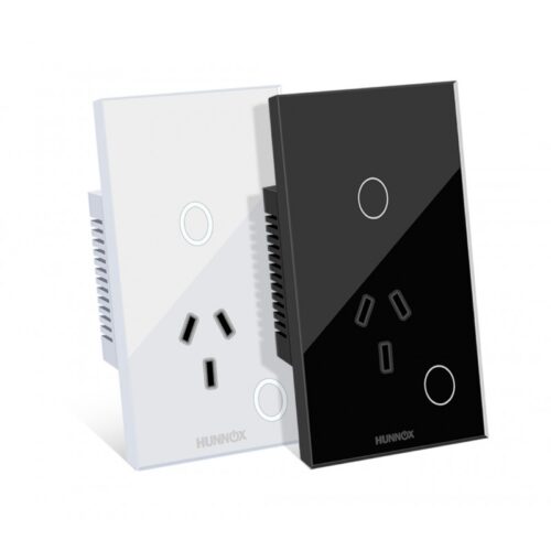 TOMACORRIENTE+TECLA HUNNOX SMART TACTIL 1 CANAL BLANCO