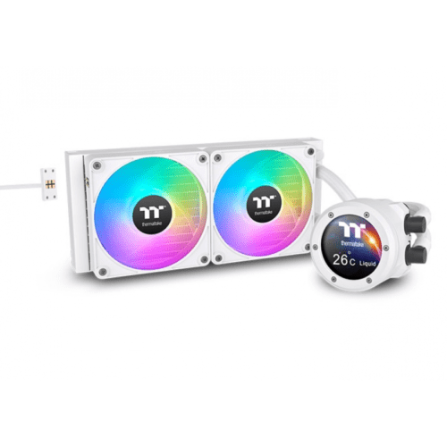WATER COOLER THERMALTAKE TH240 V2 ULTRA EX ARGB SYNC WATER BLOCK SNOW EDITION